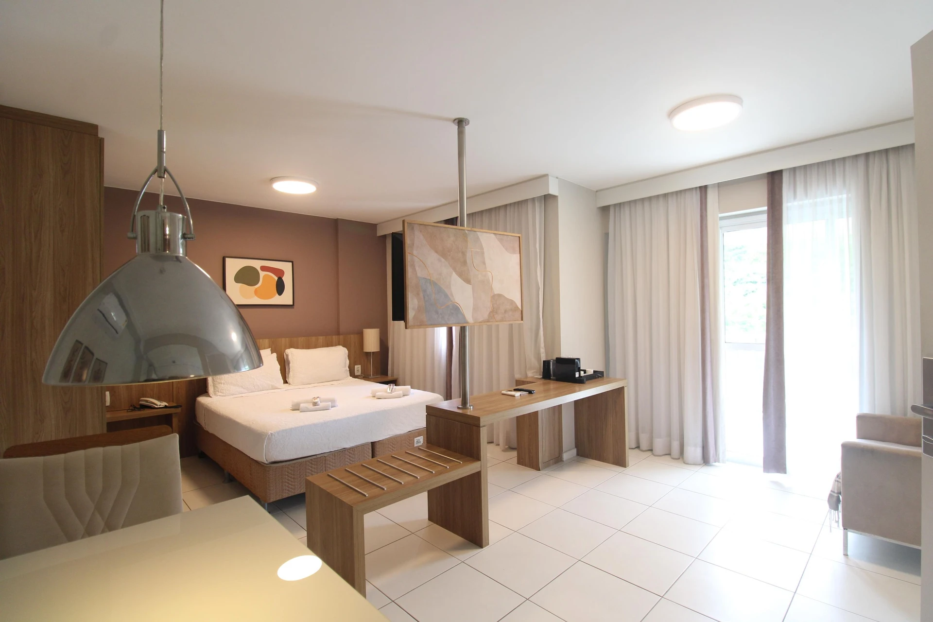 Студия 40 м² с сушильной машиной и видом на горы — photo 9