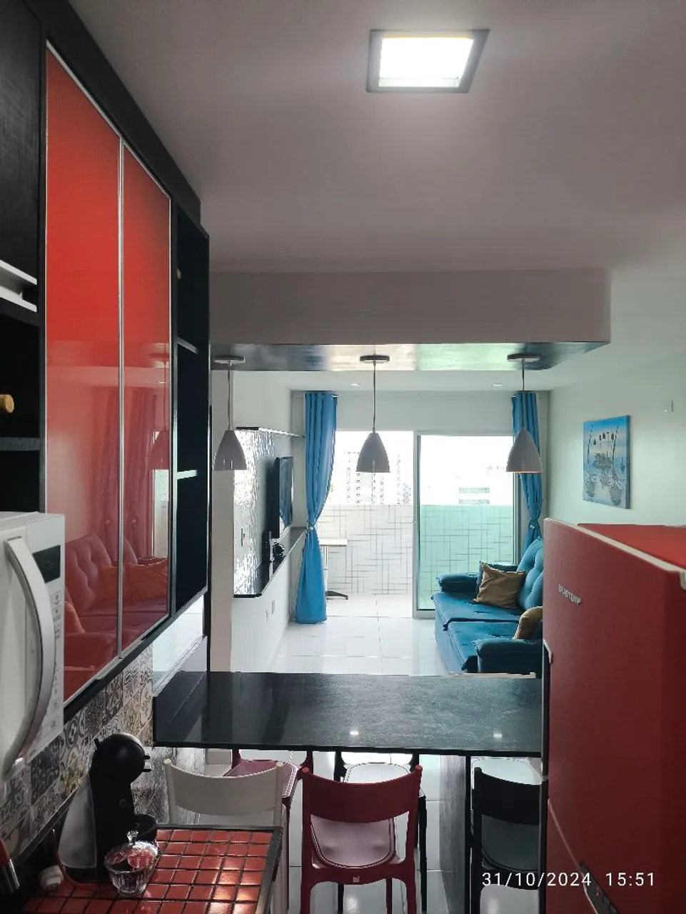 Apartamento mobiliado com 2 quartos e varanda fechada — photo 2