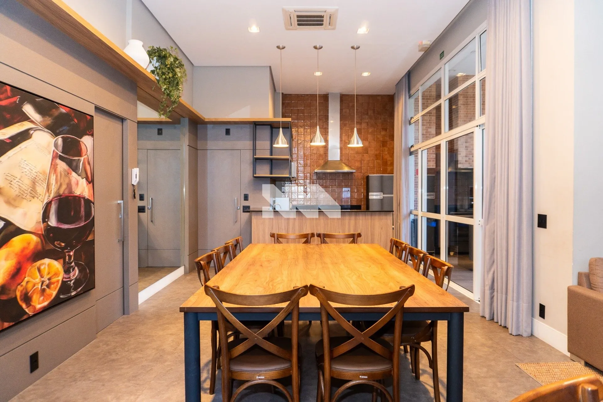Semi-furnished apartment with 3 bedrooms and balcony grill — photo 14