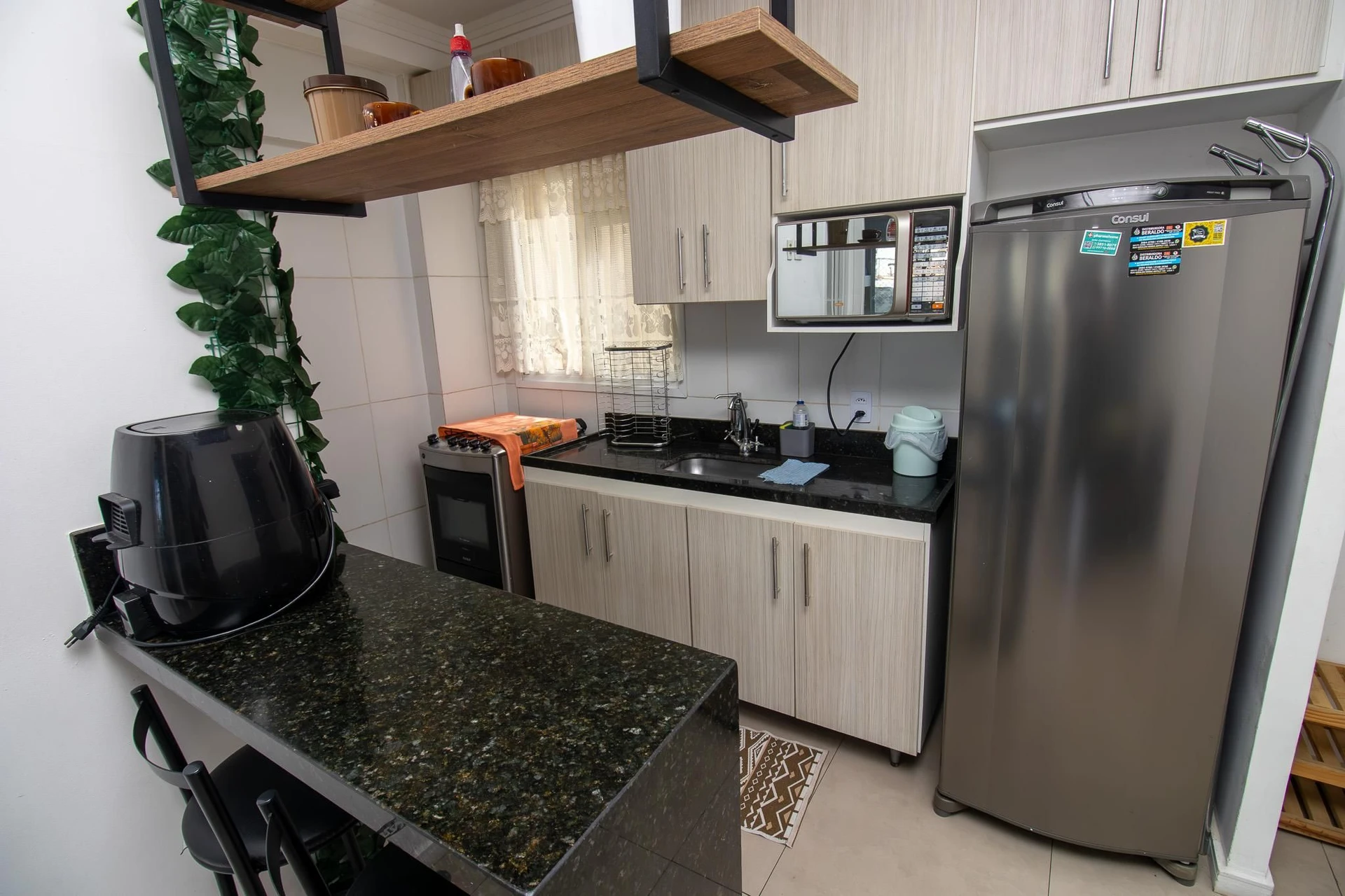 Furnished apartment, 40 m², with a washing machine — photo 11