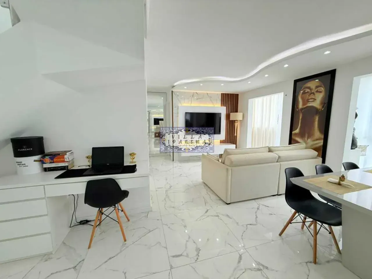 Furnished 3-bedroom duplex with open-plan kitchen — photo 8