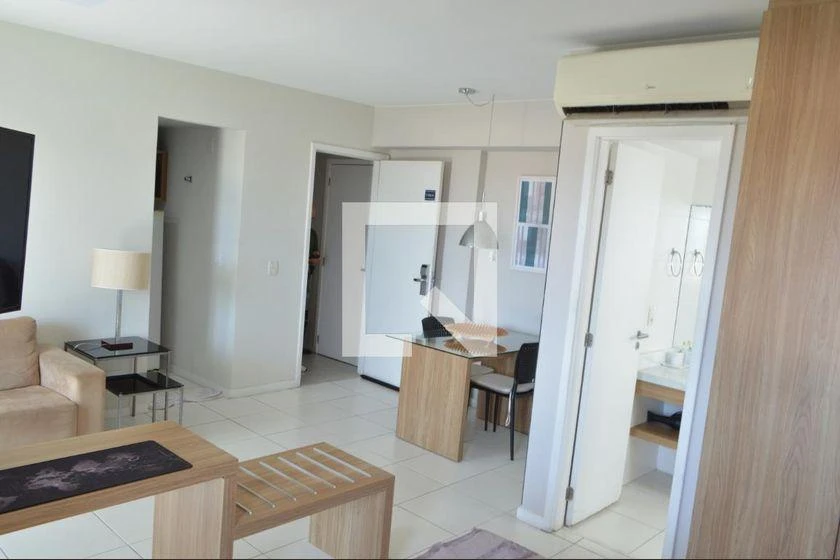 1-bedroom furnished apartment with glass shower cabin — photo 6
