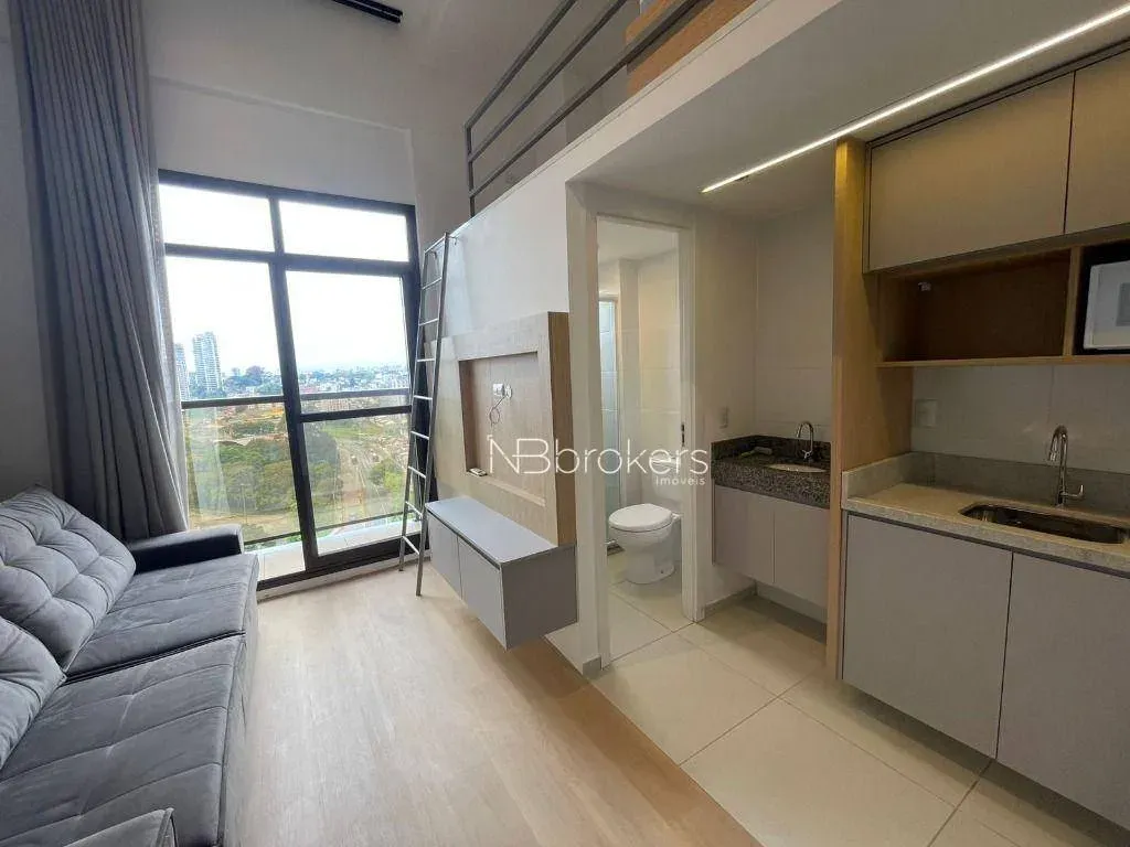 Estudio con 1 dormitorio y balcón con parrilla — photo 2
