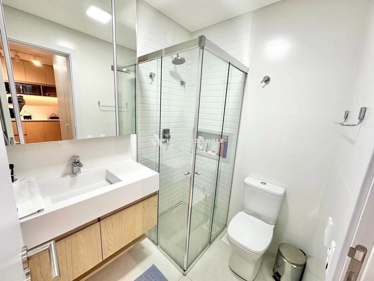 Washing machine in a one-bedroom apartment, 58 m² — photo 10