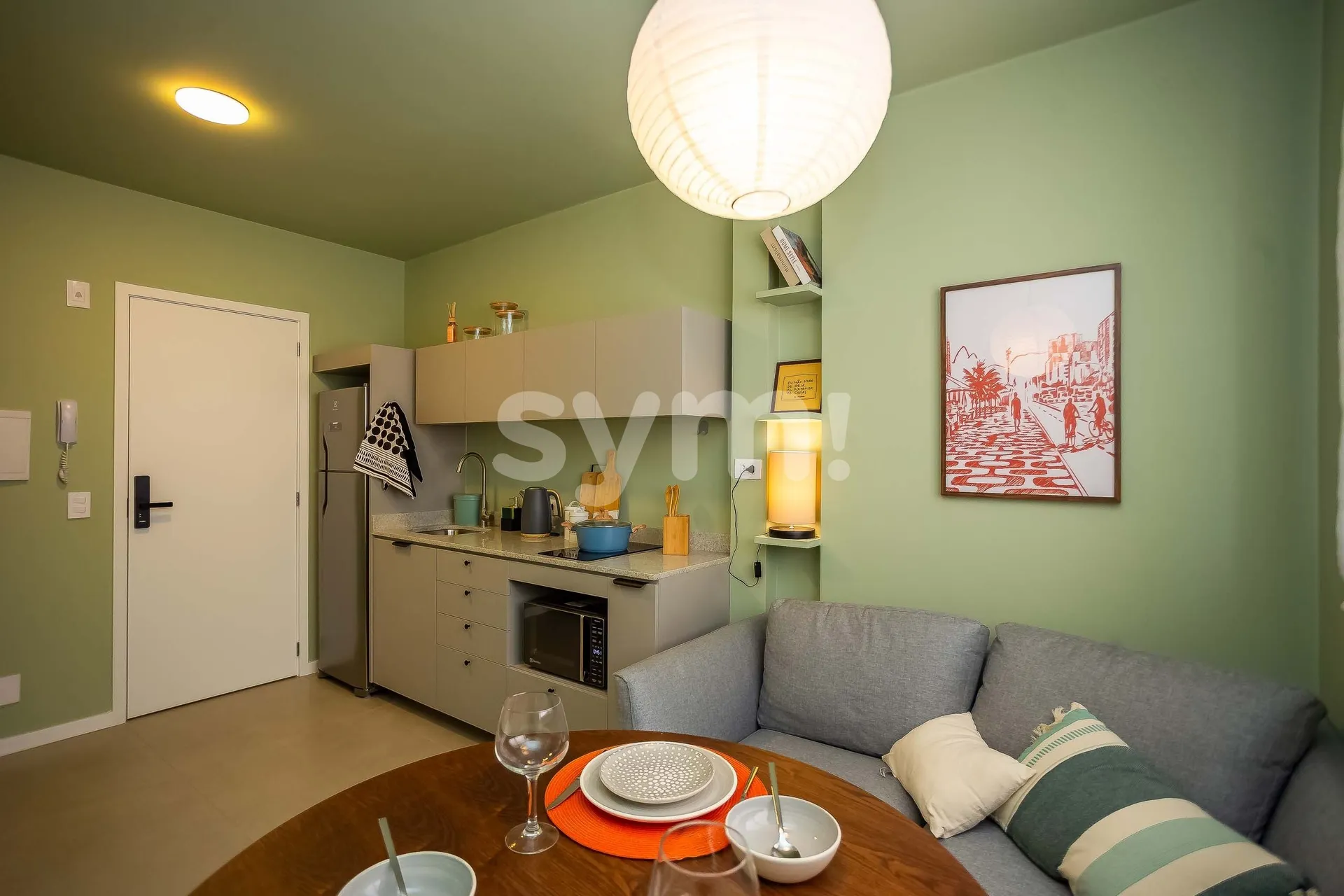 Apartamento mobiliado de 48 m² com 1 quarto e cozinha americana — photo 4