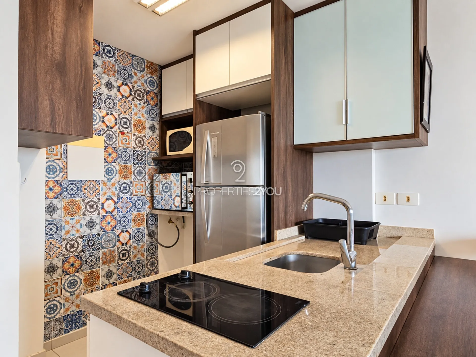 Furnished apartment with a balcony and built-in grill — photo 28