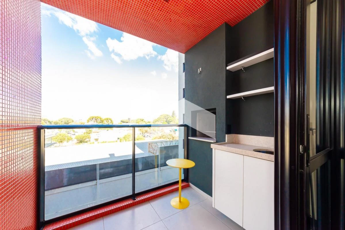 One-bedroom apartment with a washing machine in Curitiba — photo 18