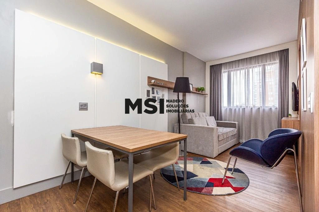 One-bedroom apartment with a washing machine