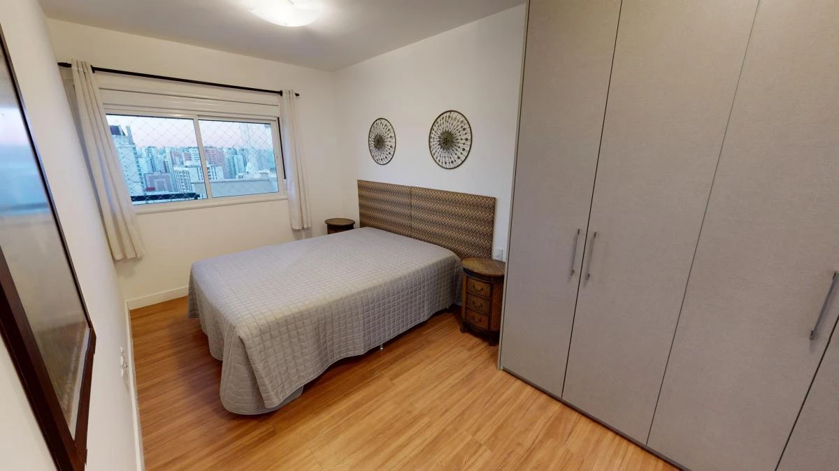 2-bedroom apartment with a washing machine in Curitiba — photo 6