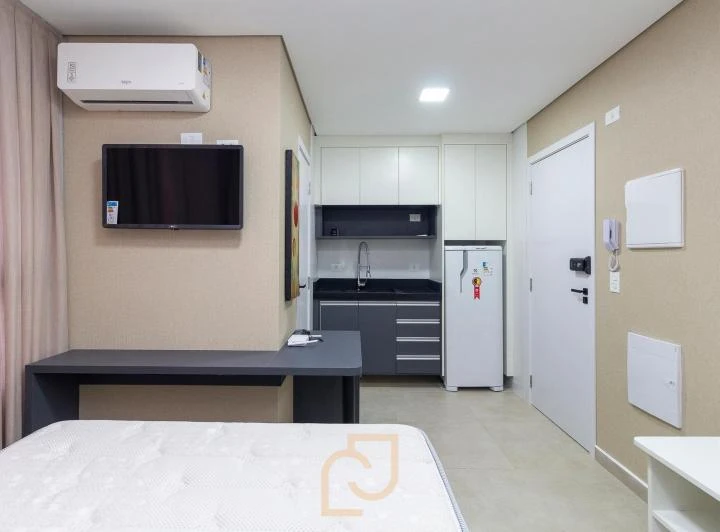 Studio mobiliado de 30 m² com 1 banheiro e sem vaga — photo 3