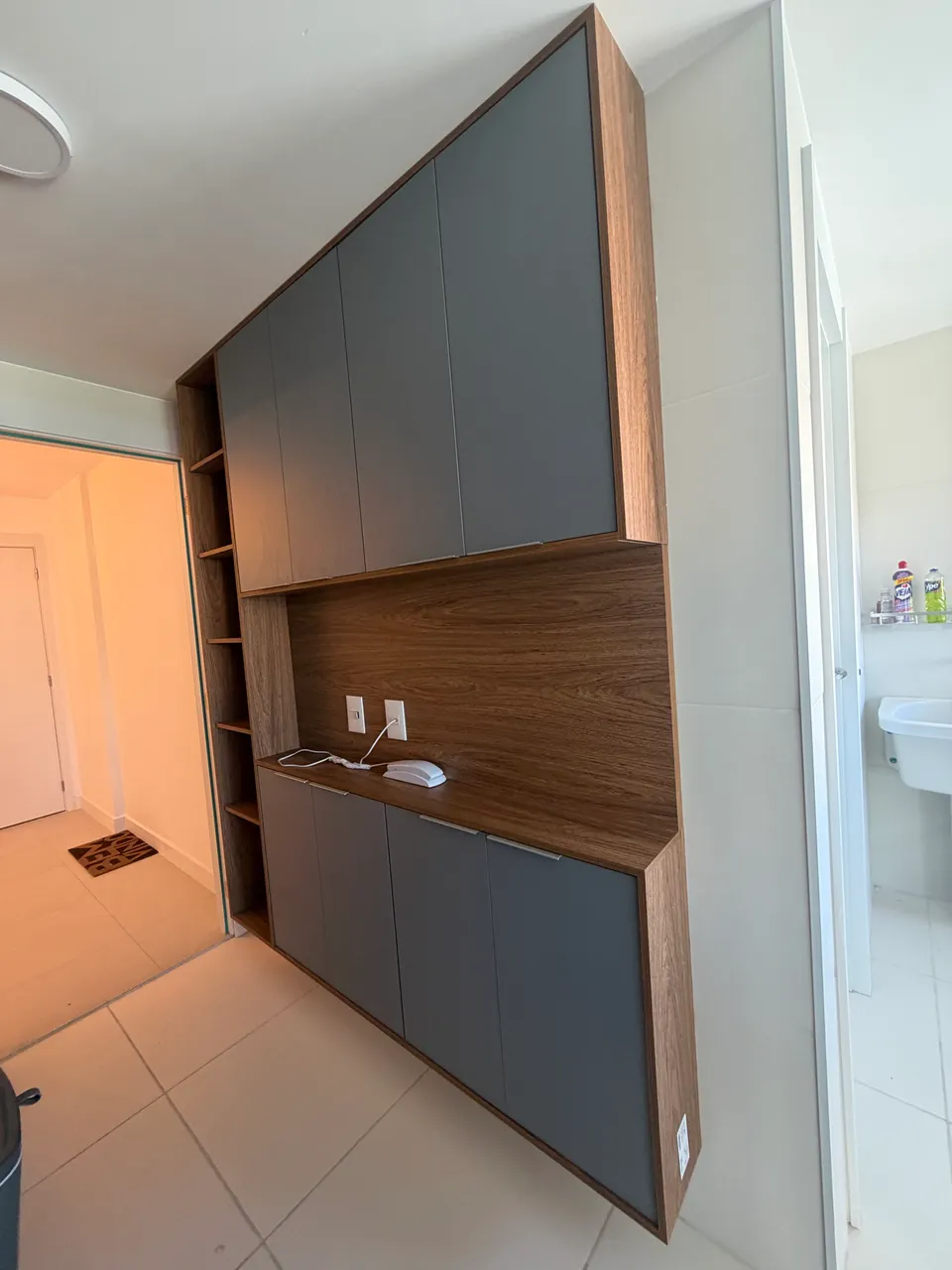 Apartamento mobiliado com 3 quartos e cozinha fechada — photo 9