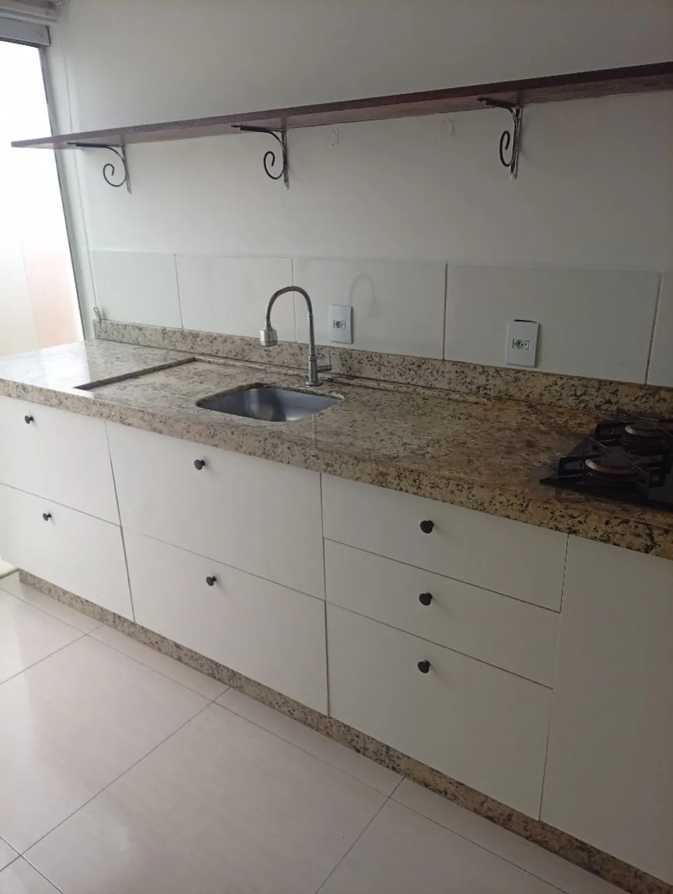 Washing machine in a one-bedroom apartment, 42 m²