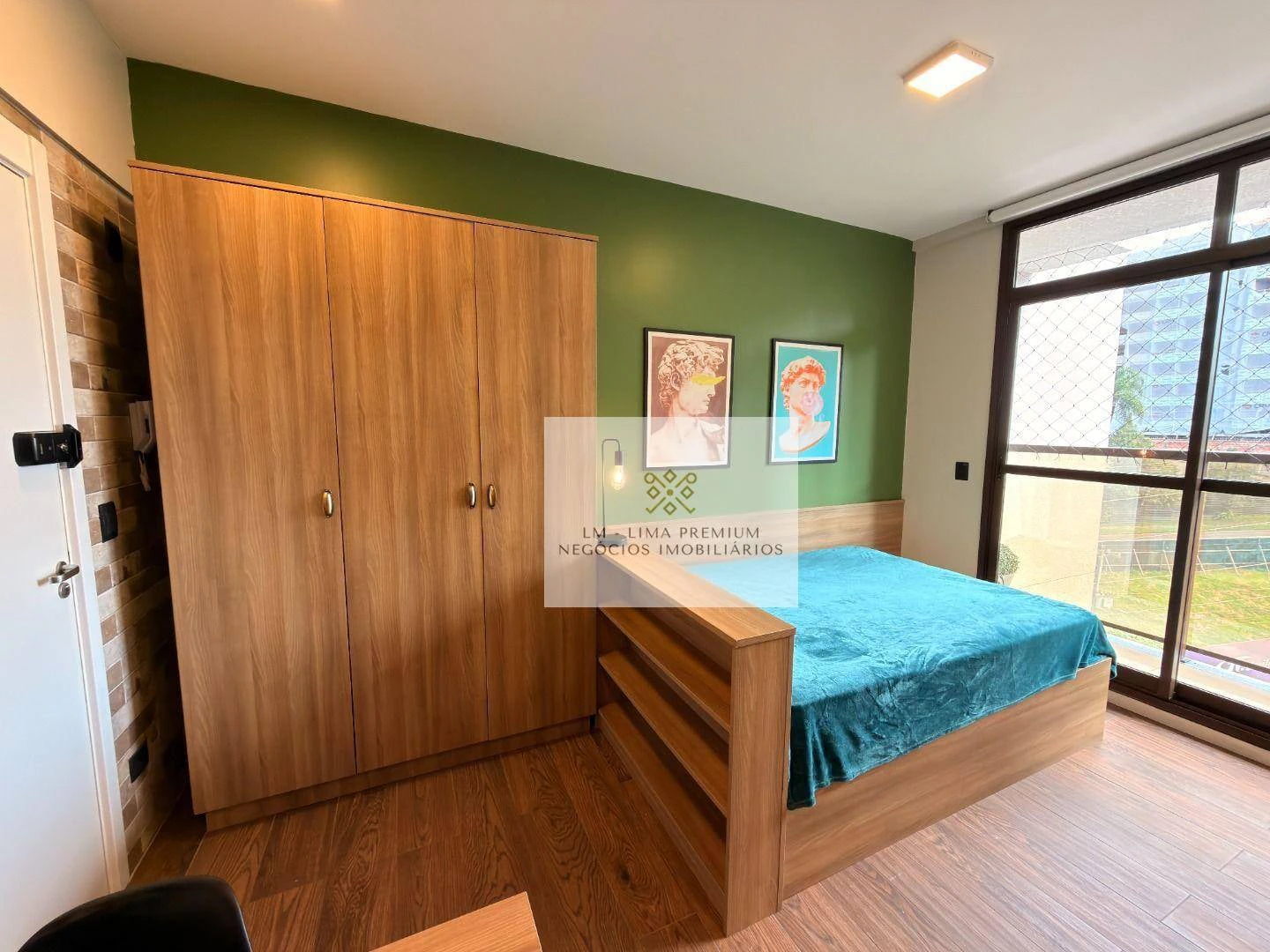 Furnished studio with 1 bedroom and 21 m² private BBQ — photo 3