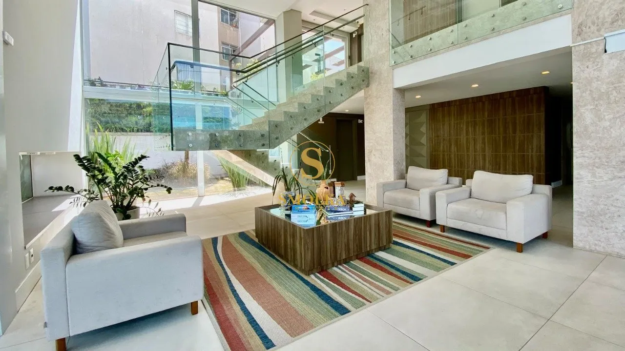 Balcony with a grill in a 2-bedroom apartment, 75 m² — photo 72
