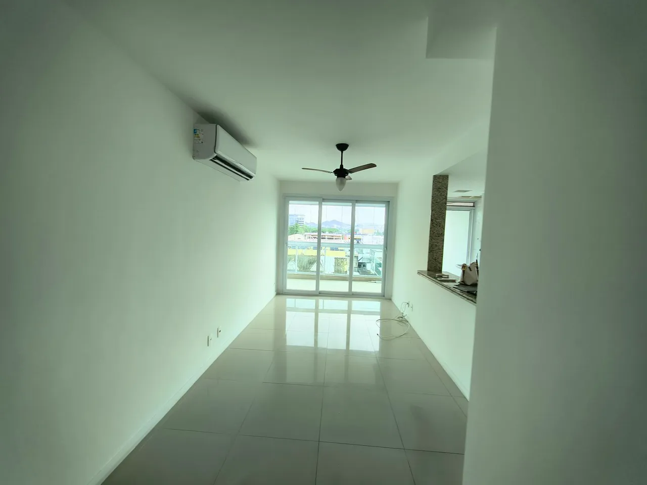 2-bedroom apartment in a building with a gym