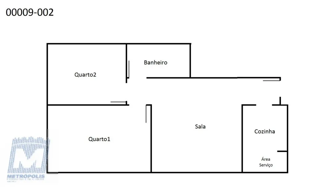 74 m² apartment with a separate closed kitchen — photo 21