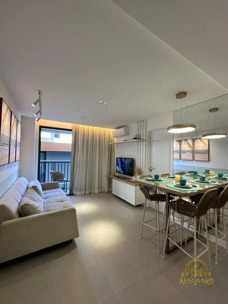 1-bedroom apartment with balcony and 39 m²