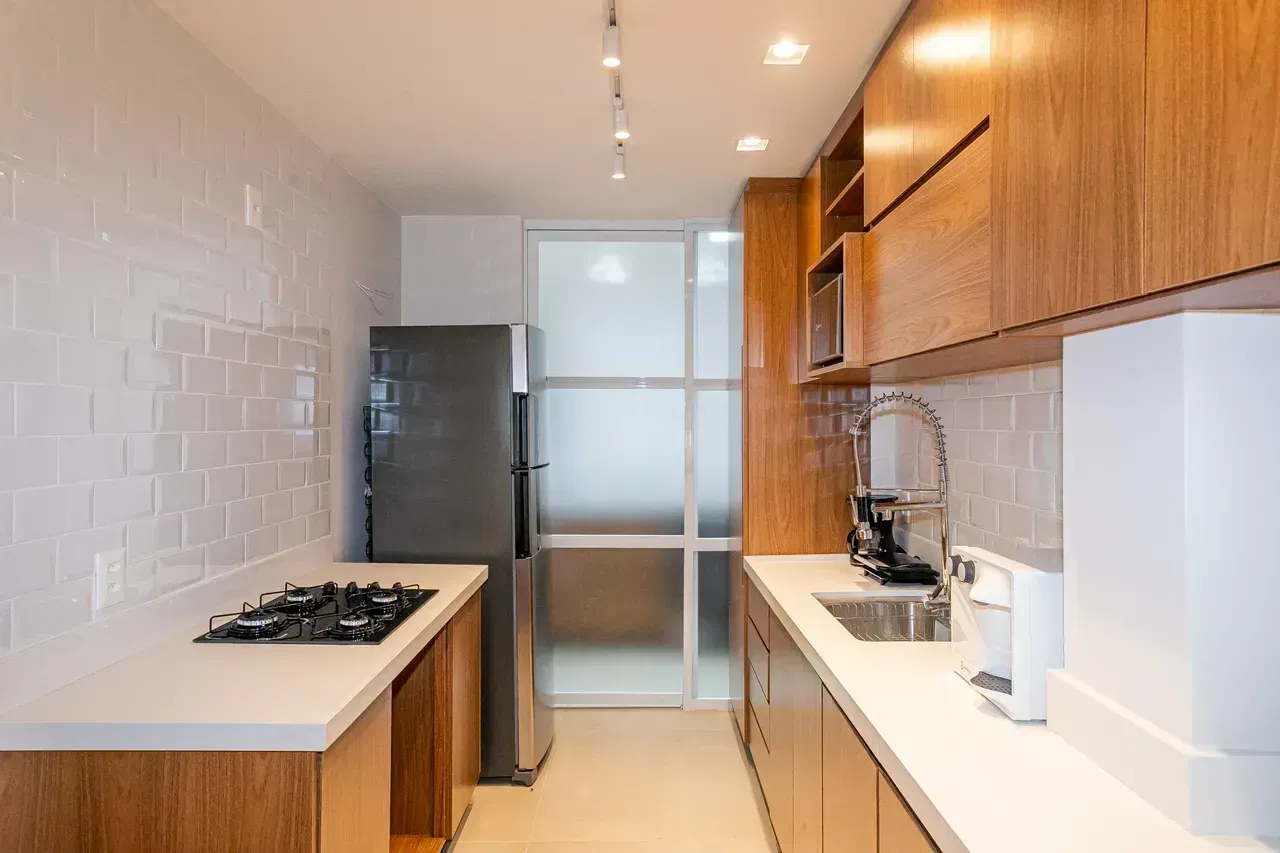 Apartamento de 90 m² com vista para as montanhas e closet — photo 10