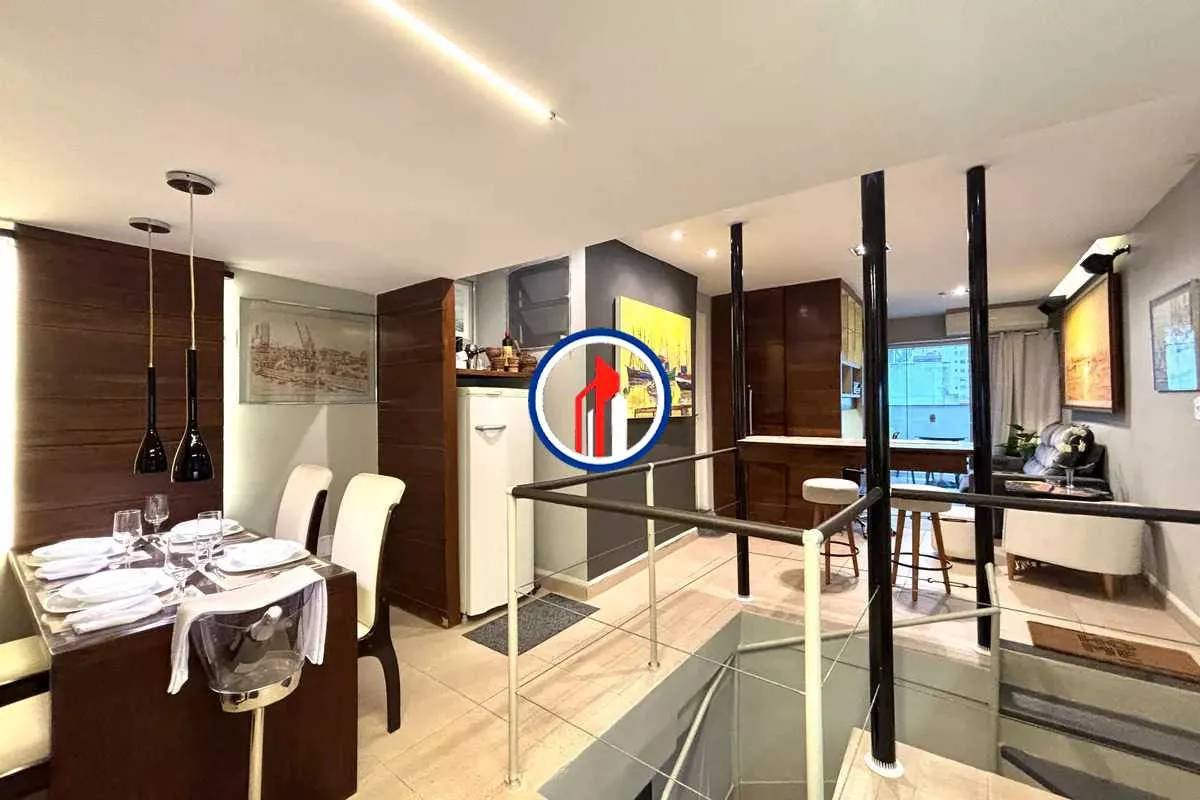 Furnished duplex apartment with 1 bedroom and 1 parking — photo 4