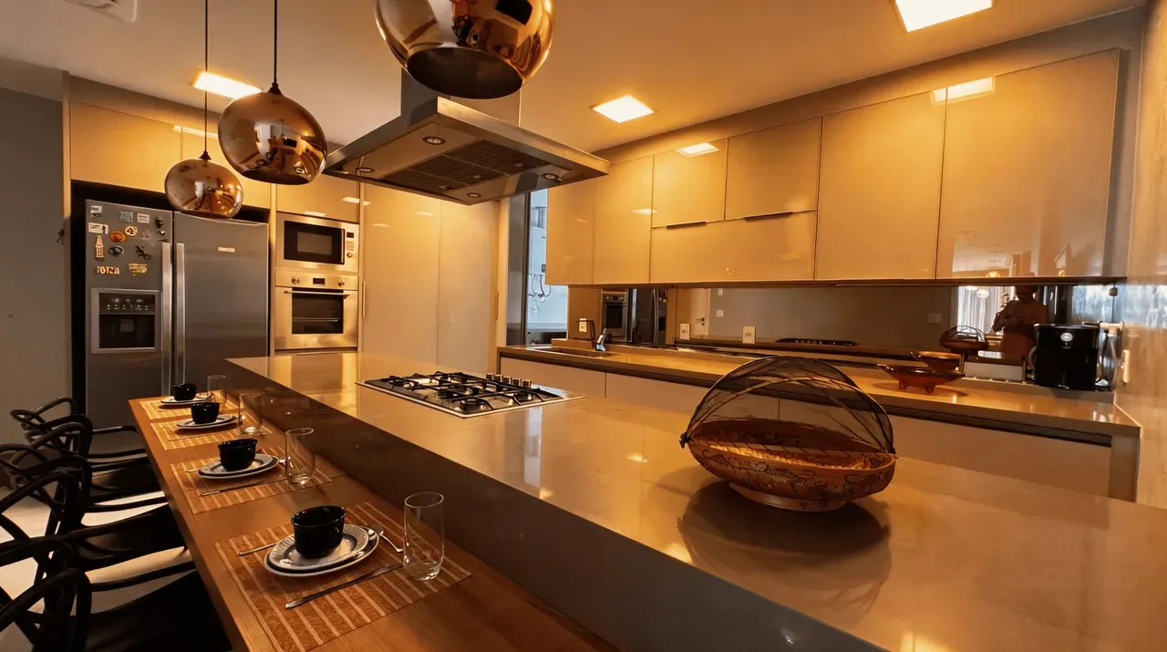 4-bedroom apartment with 5 bathrooms and open-plan kitchen — photo 39