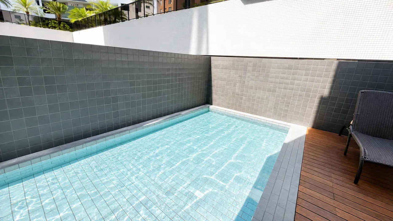 One-bedroom apartment with a washing machine in João Pessoa — photo 21