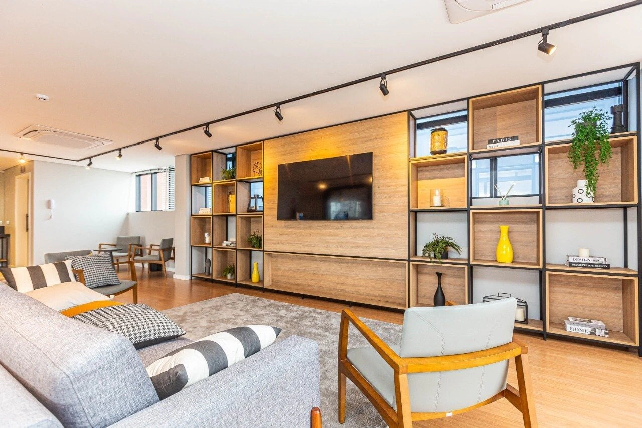 Home office in a one-bedroom apartment, 29 m² — photo 10