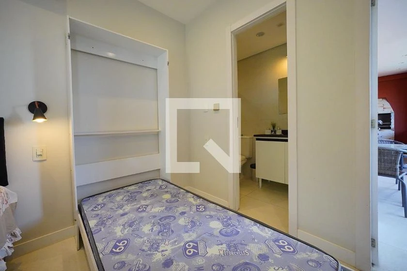 Kitnet mobiliada com varanda, studio com 1 quarto — photo 10