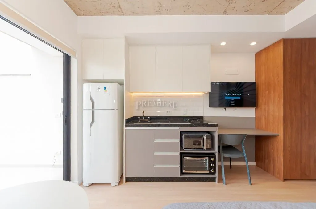 Estudio amueblado de 42 m² con cocina compacta — photo 7