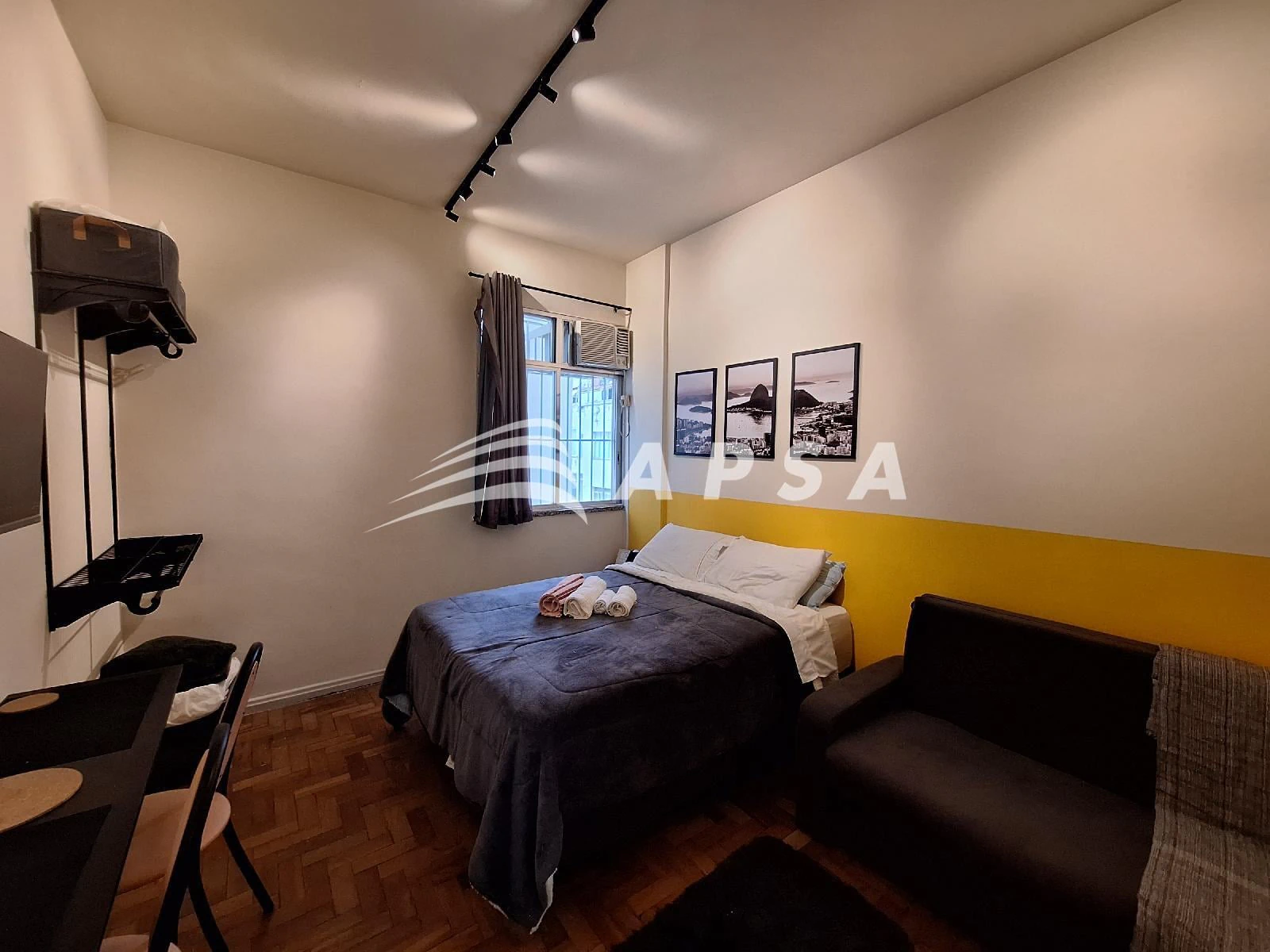 Furnished 30 m² studio with a separate bedroom