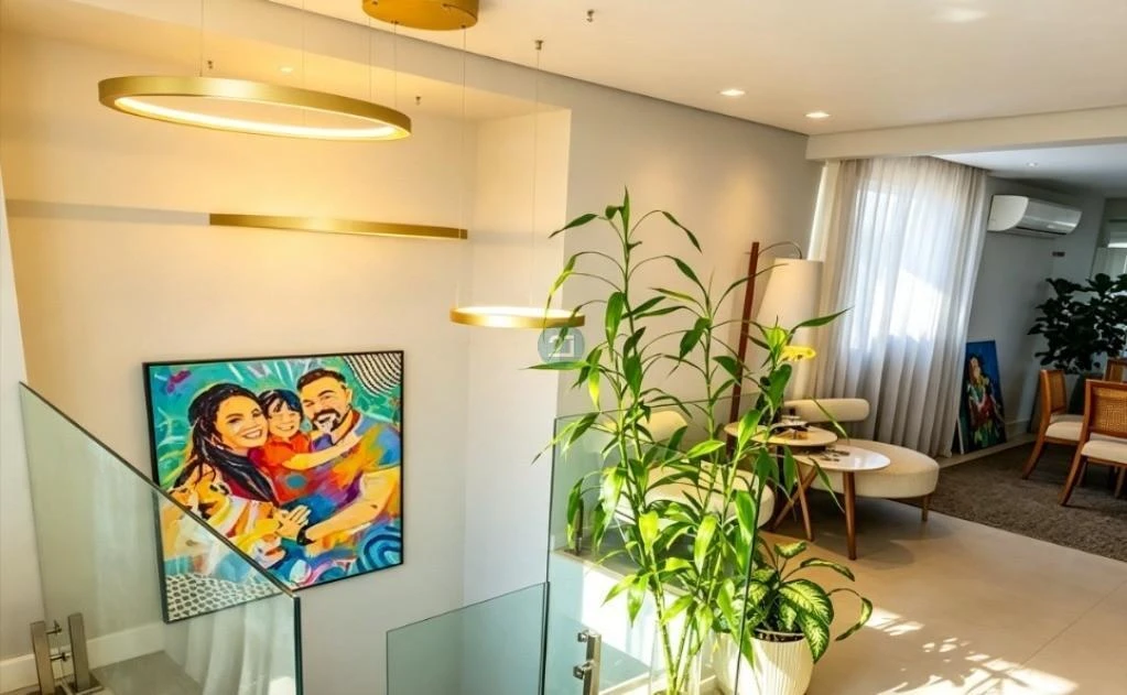 Apartamento mobiliado de 320 m² com 3 quartos e sala ampla