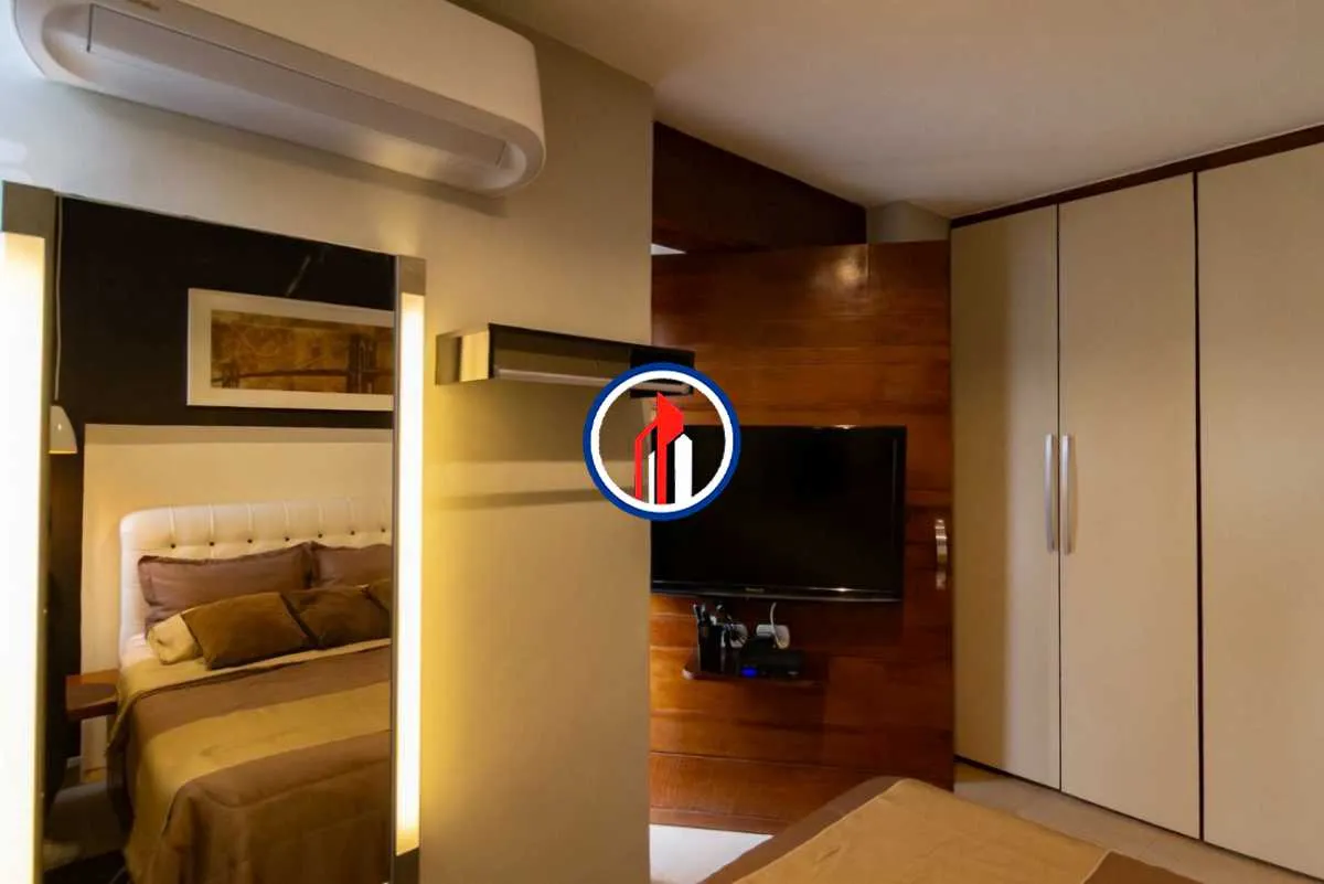 Furnished duplex apartment with 1 bedroom and 1 parking — photo 13