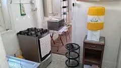 Furnished house with no parking and a closed gas kitchen