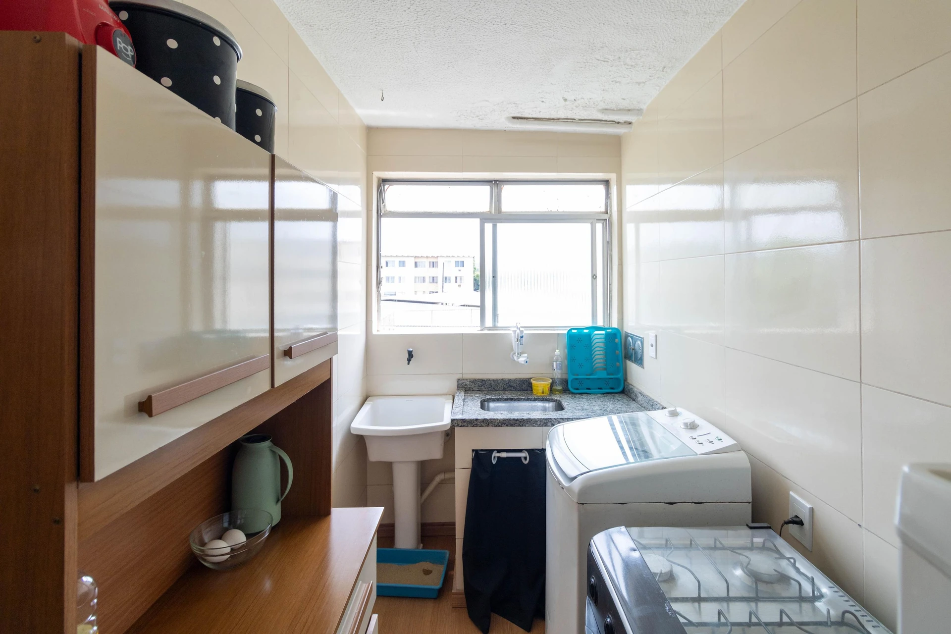70 m² apartment with a washing machine and a home office — photo 14