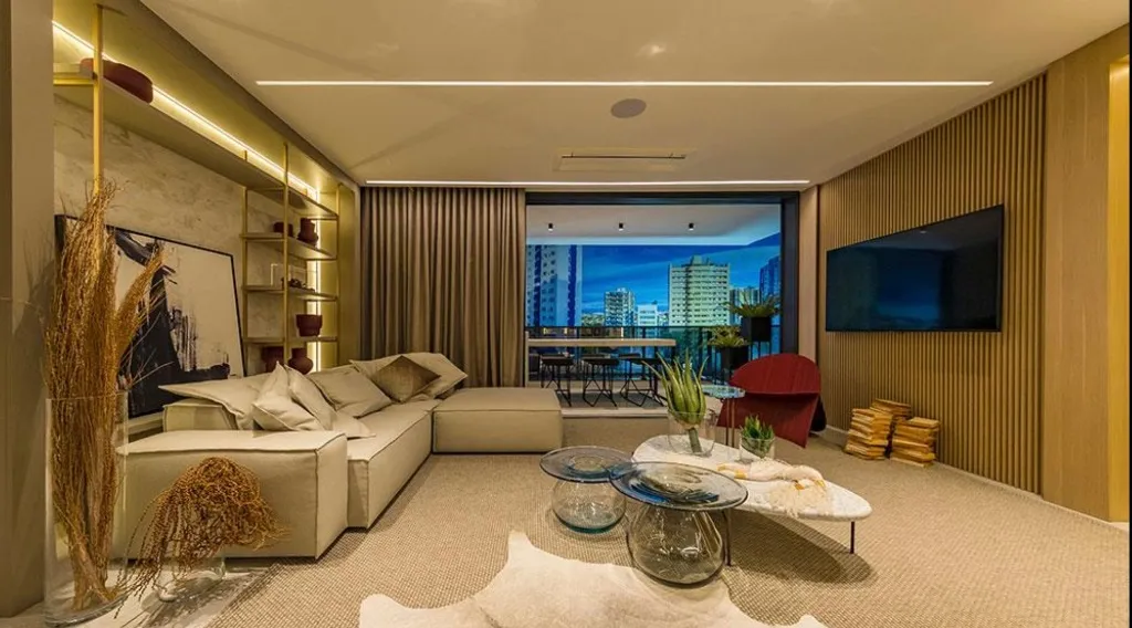 Apartamento mobiliado com 3 dormitórios e cozinha conceito aberto — photo 23