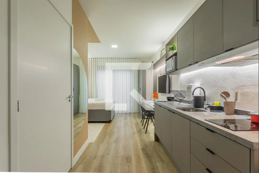 Furnished 1-bedroom apartment with open-plan kitchen — photo 2
