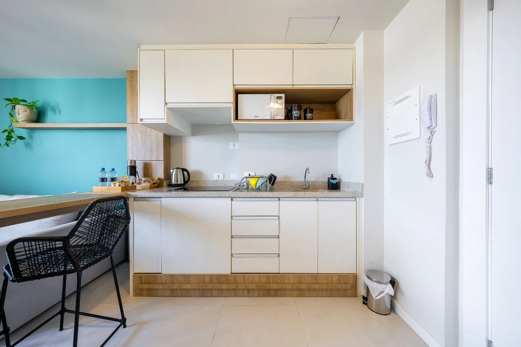 Duplex studio with 1 bedroom and 32 m² on the 8th floor — photo 4
