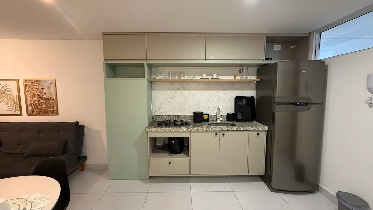 Apartamento mobiliado de 1 quarto em condomínio com academia — photo 9