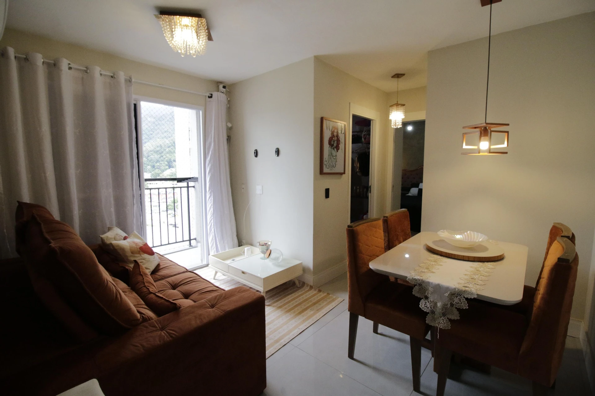 Apartamento mobiliado com 2 quartos e varanda — photo 4