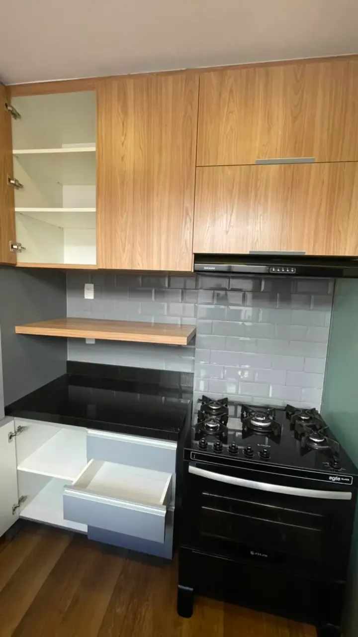 1-bedroom rental apartment with 1 bathroom and open kitchen — photo 2