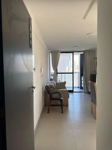 Furnished apartment with 2 bedrooms and open kitchen