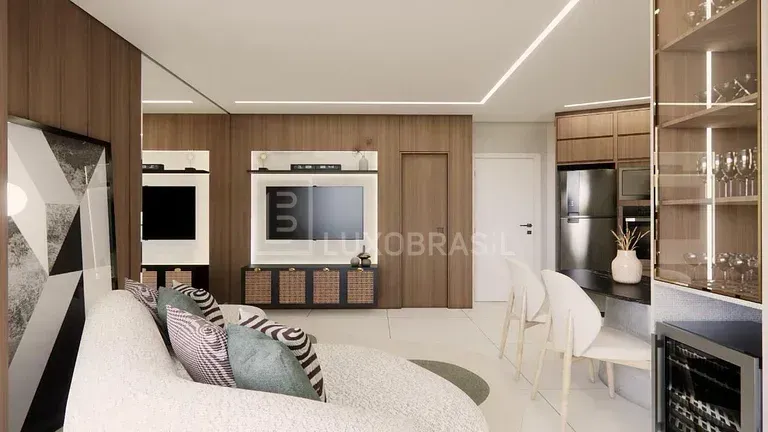 Furnished apartment with American-style kitchen and balcony — photo 8