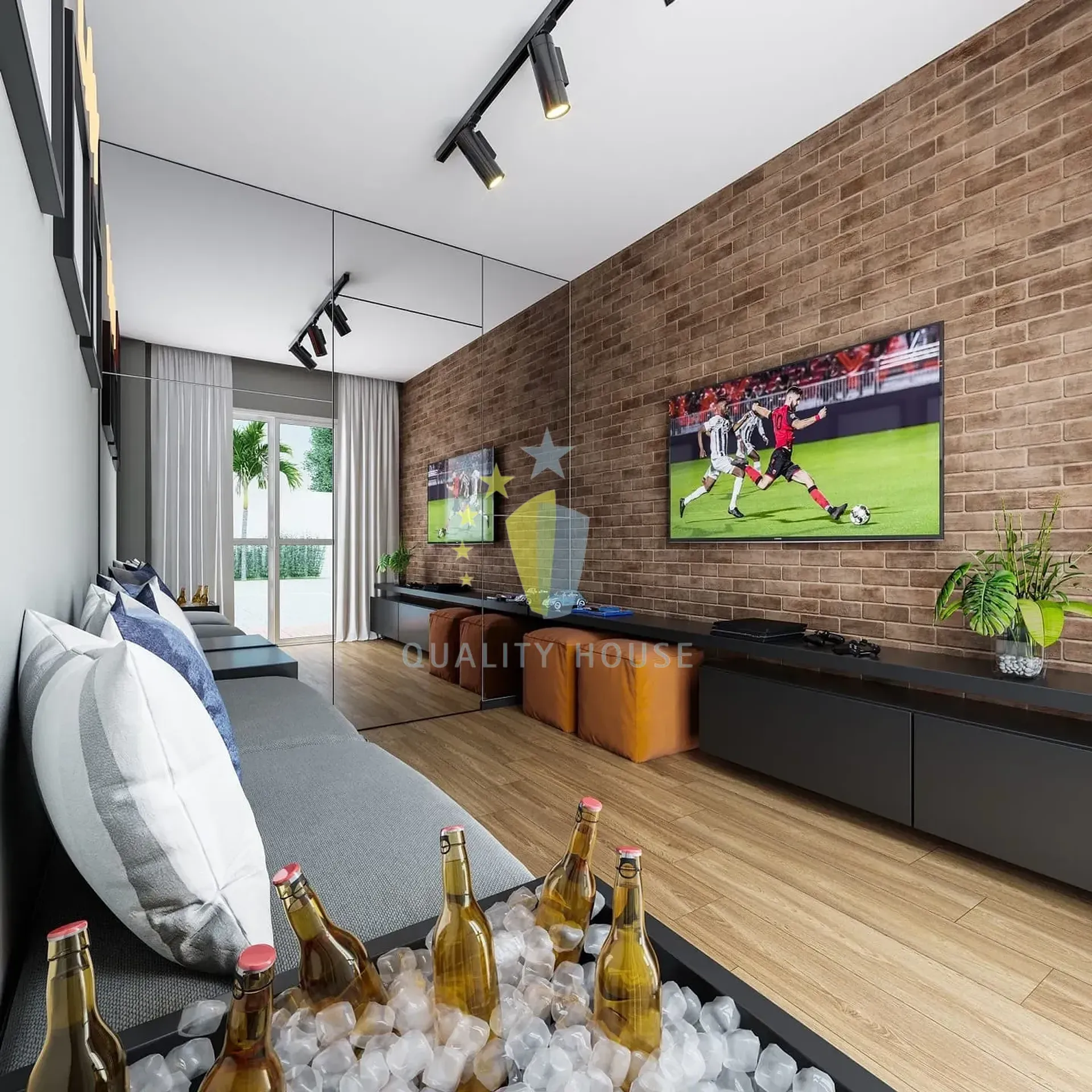 45 m² apartment with a mountain view and a washing machine — photo 42