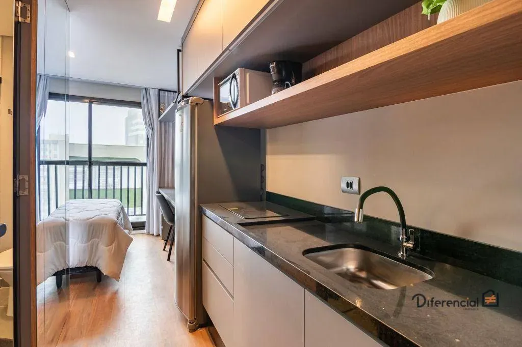 Furnished studio with 1 bedroom and a private BBQ — photo 2
