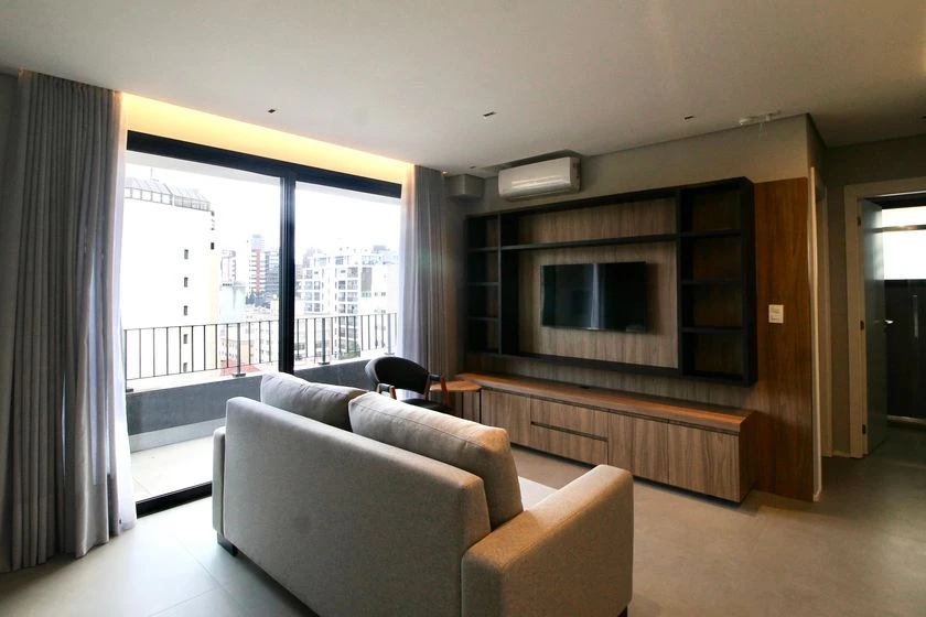 Furnished 1-bedroom apartment with private BBQ