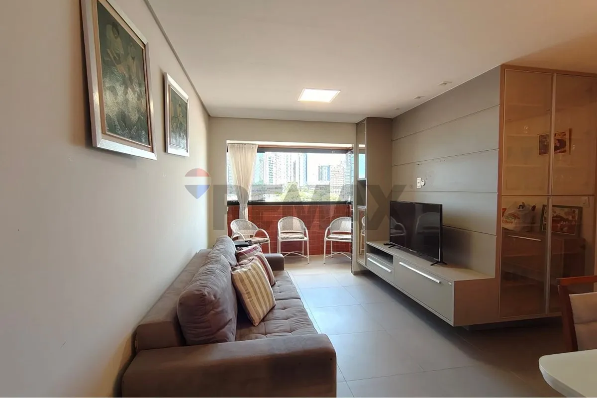 Apartamento mobiliado de 84 m² com 2 quartos no 6º andar