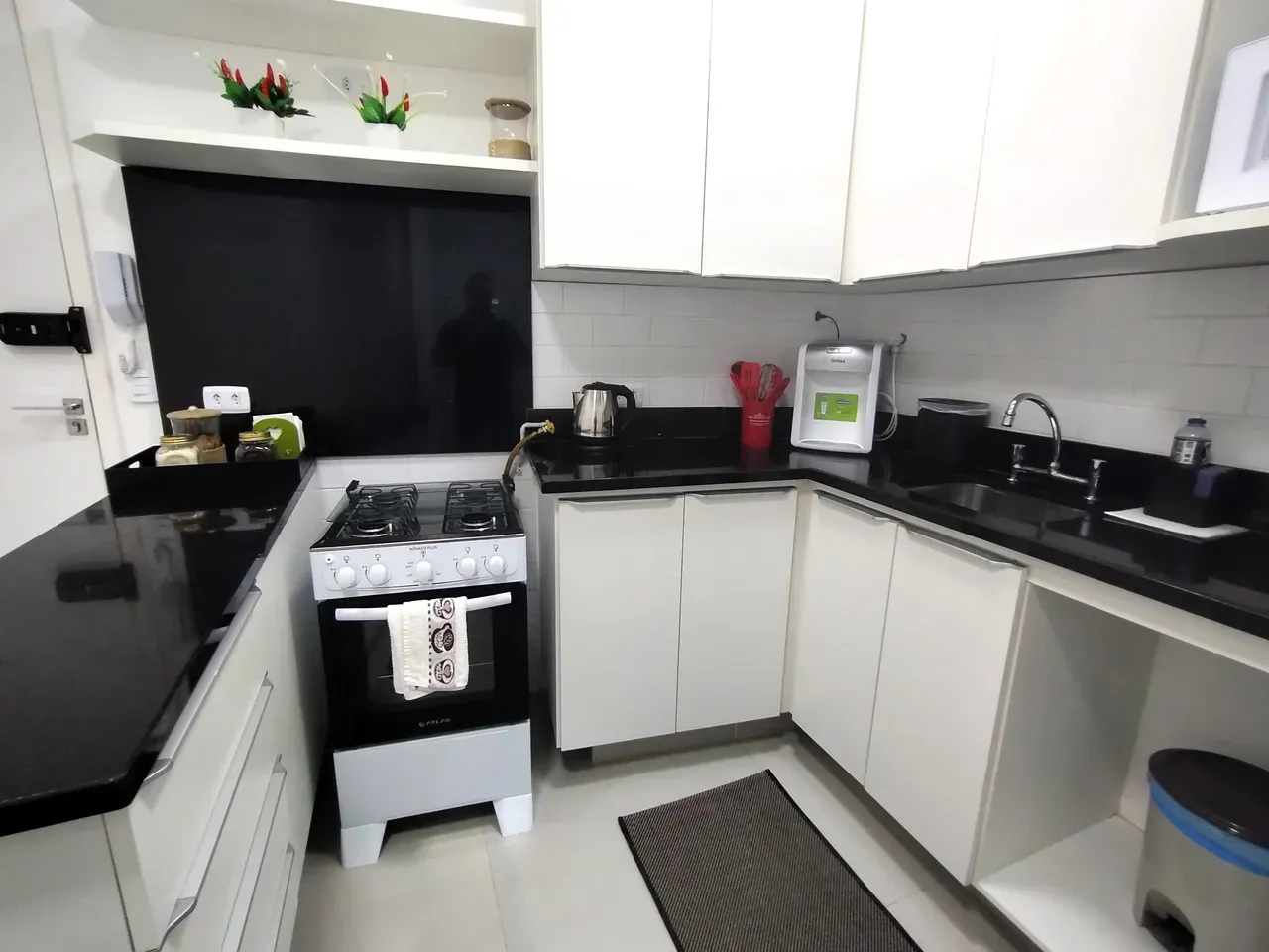 Furnished apartment, 60 m², with a washing machine — photo 11