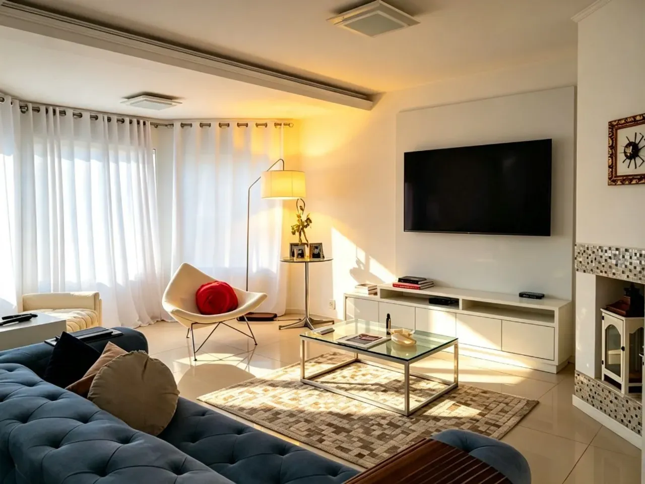 Furnished house with 4 bedrooms and private garden