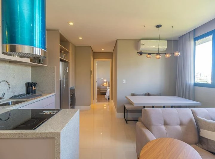 Apartamento de 1 dormitorio con cocina de concepto abierto — photo 4