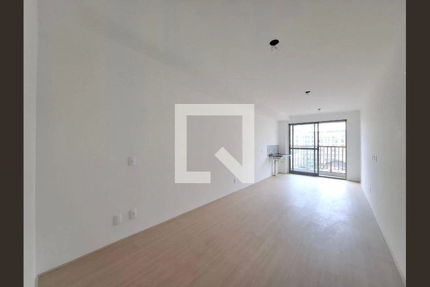 1-bedroom apartment with open-plan kitchen and balcony