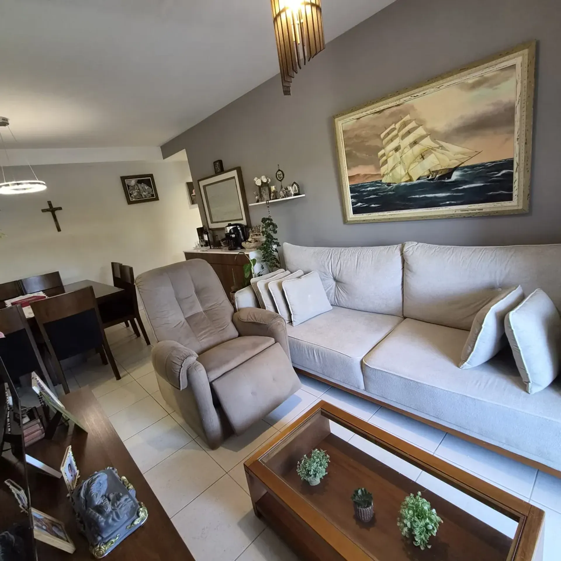 74 m² apartment with a washing machine and a home office — photo 4